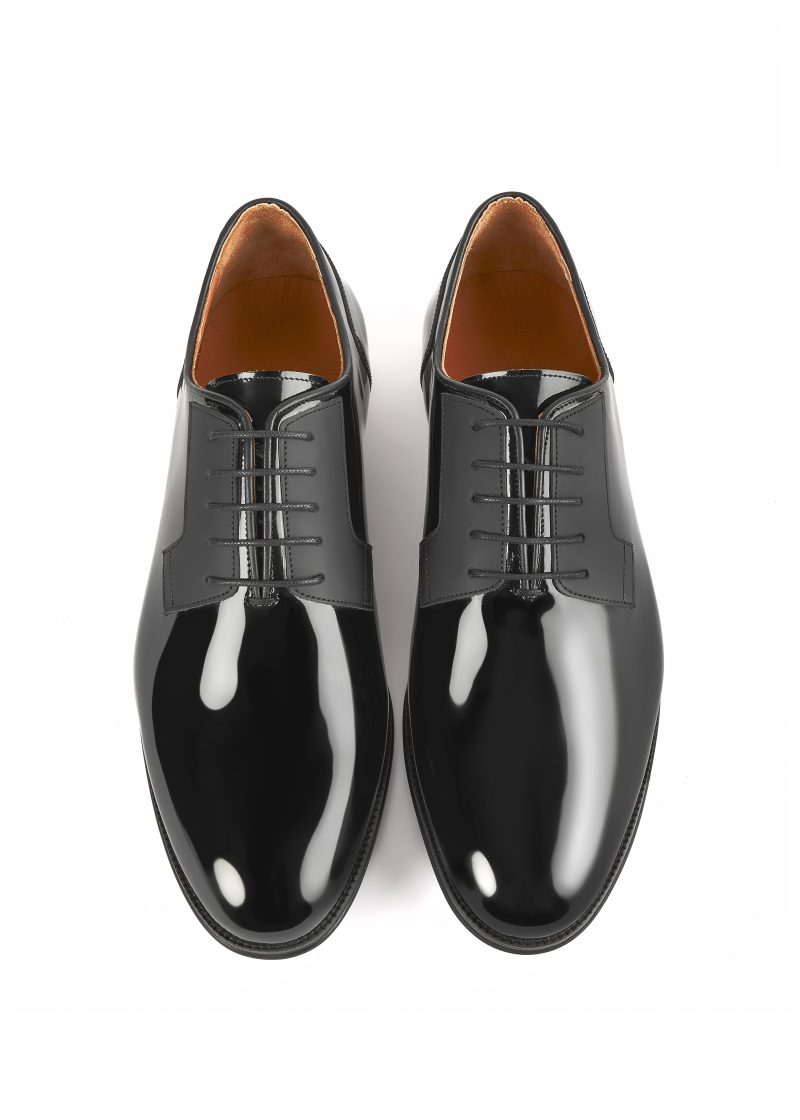Plain Leather Oxford Shoes