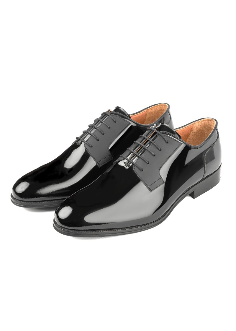Plain Leather Oxford Shoes