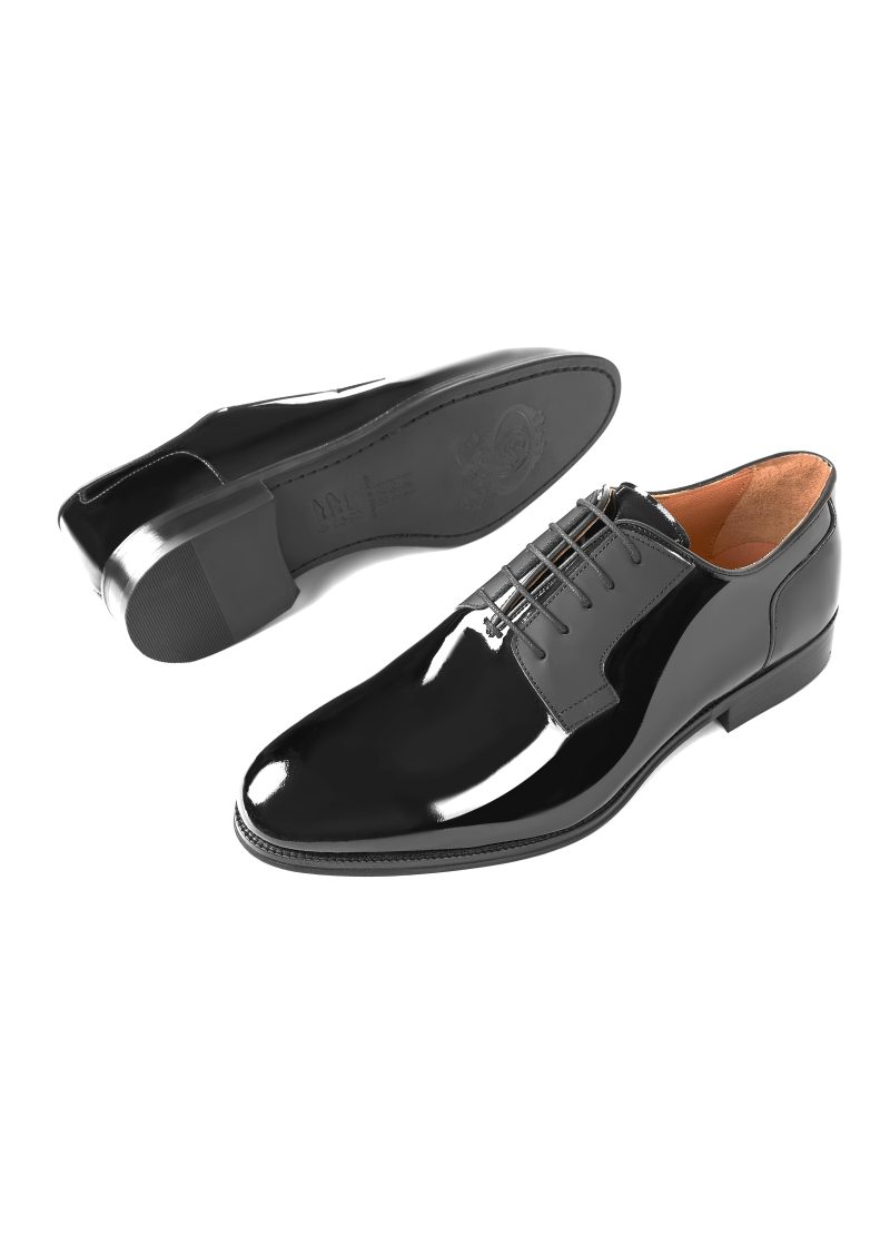 Plain Leather Oxford Shoes