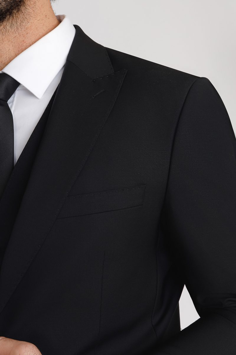 Three-Piece Wool Vest Suit