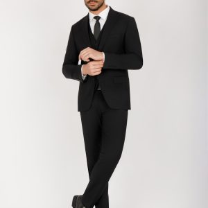 Three-Piece Wool Vest Suit