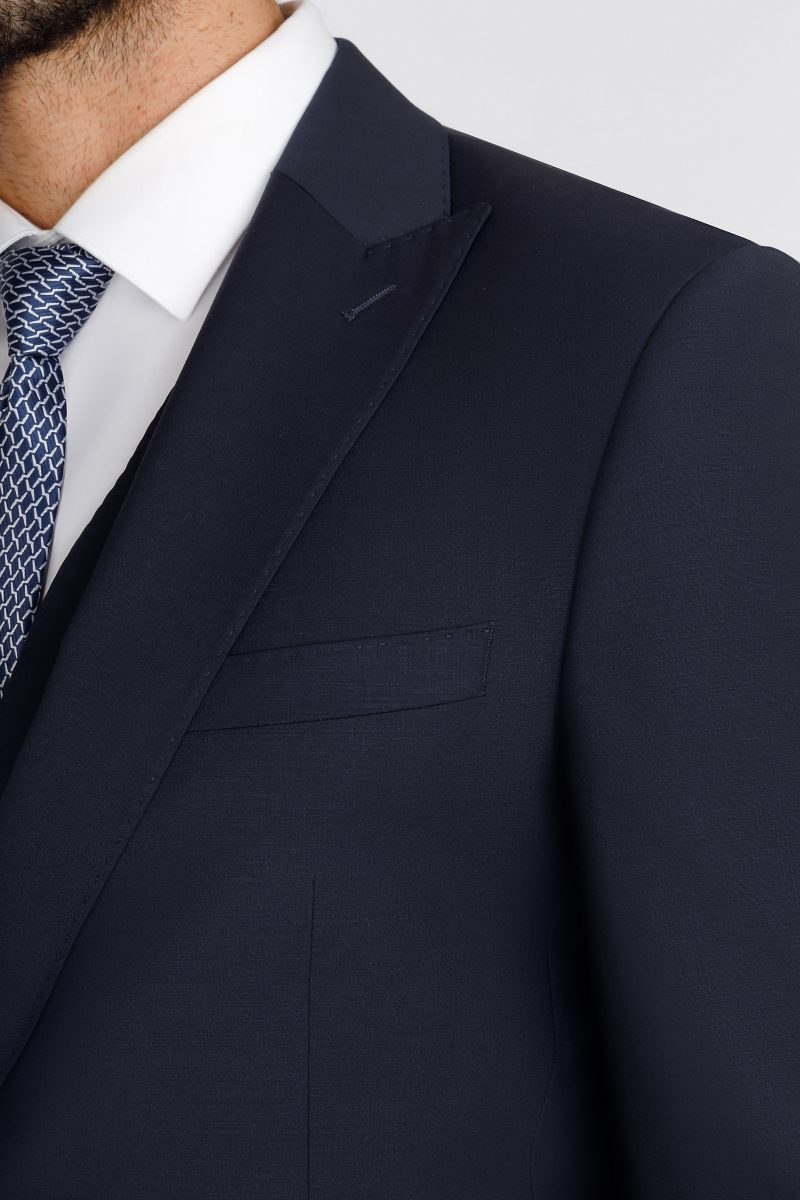 JK39SF02M065-Navy-002-4 Three-Piece Wool Vest Suit