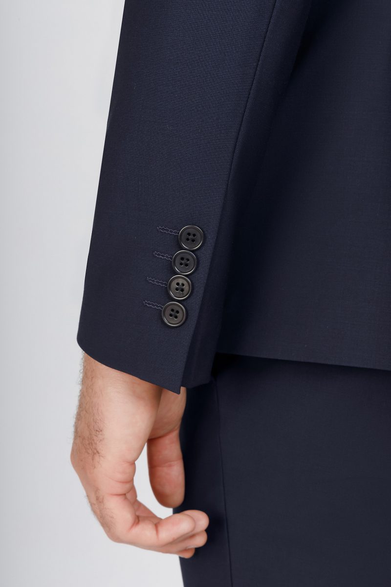 JK39SF02M065-Navy-002-5 Three-Piece Wool Vest Suit