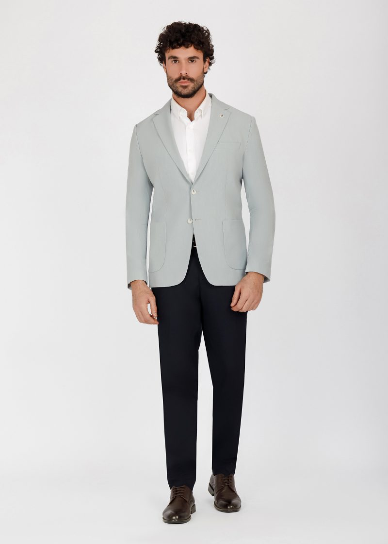 Two-Button Notch Lapel Suit – Slim Fit
