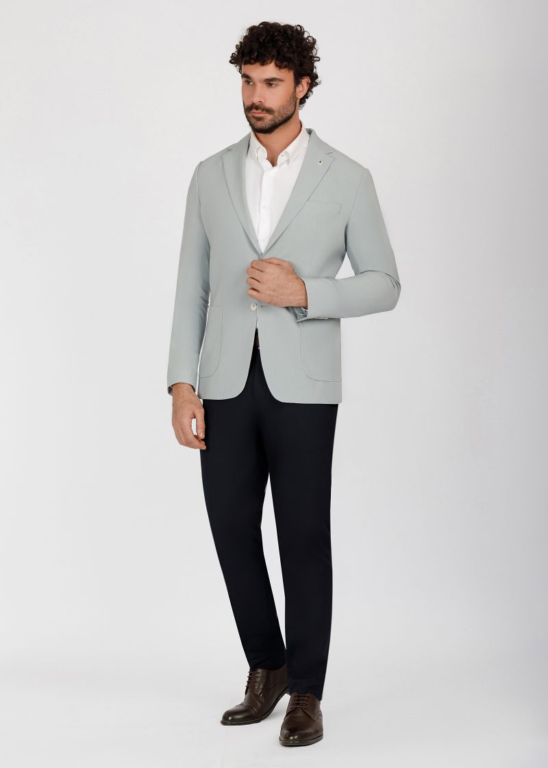Two-Button Notch Lapel Suit – Slim Fit
