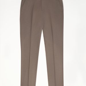 Formal Textured Comfort Fit Pants