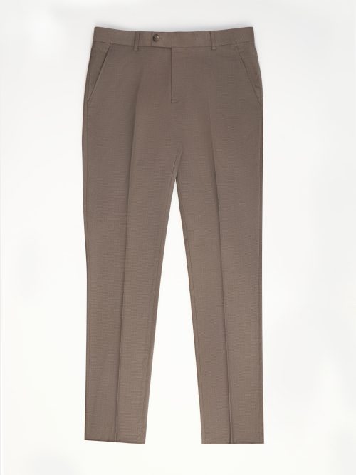 Formal Textured Comfort Fit Pants