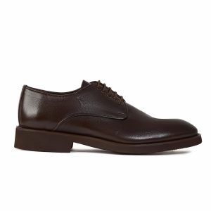 Classic Plain Genuine Leather Derby Shoes