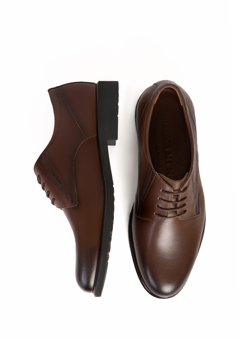 JK42KL14M082-Dark-brown-016-5 Black Plain Derby Shoes