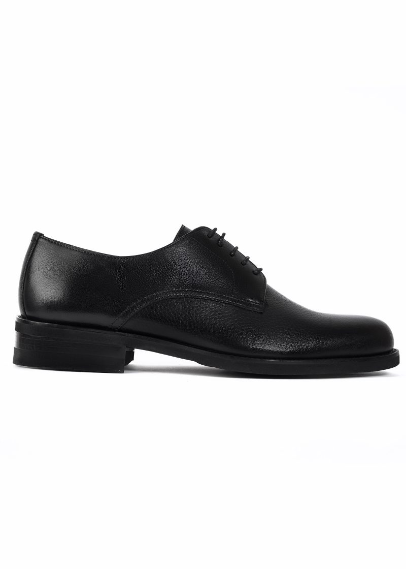 Classic Plain Genuine Leather Derby Shoes