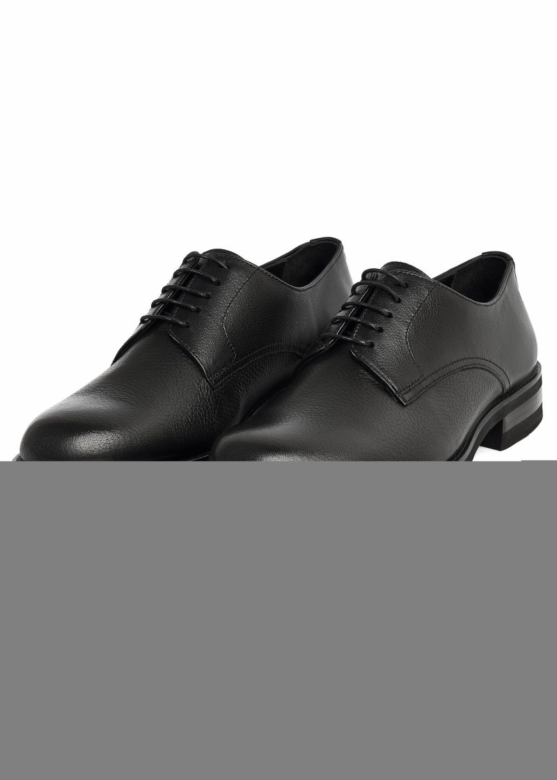 Classic Plain Genuine Leather Derby Shoes