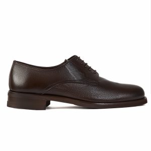 Classic Plain Genuine Leather Derby Shoes