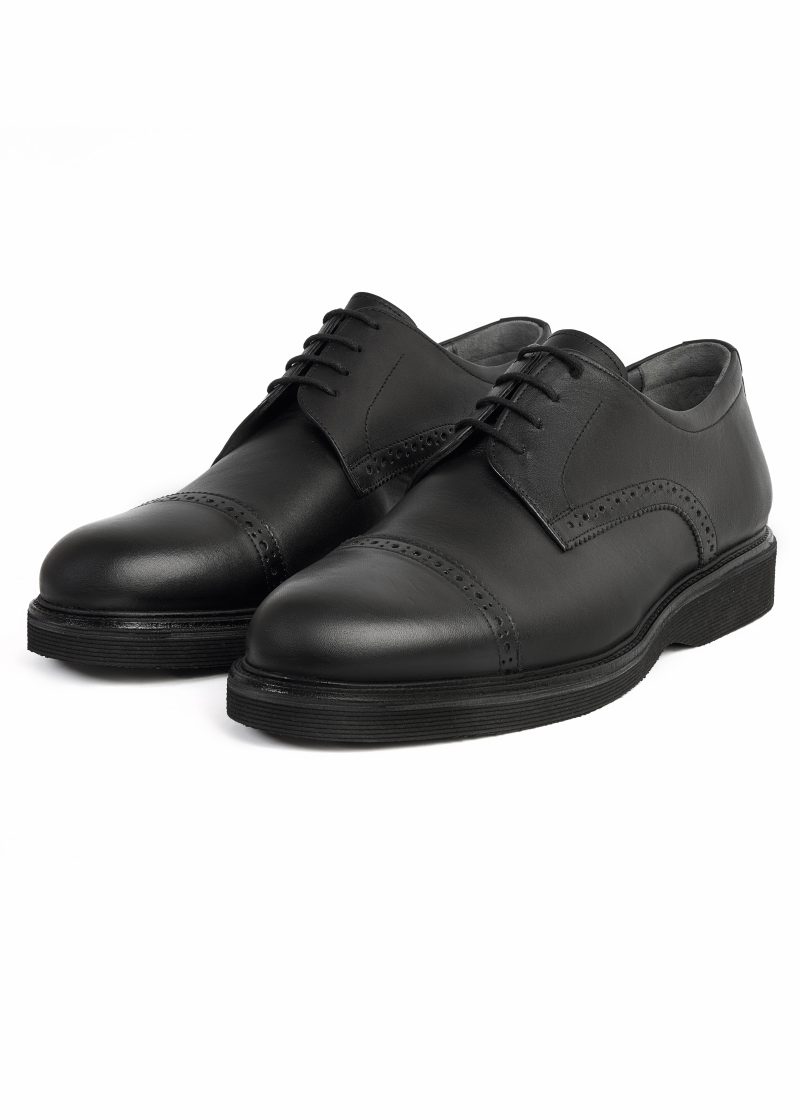 Semi-Textured Derby Shoes