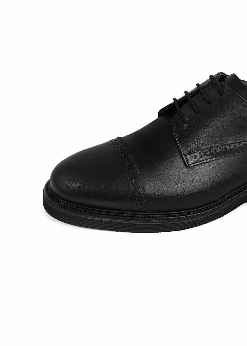 Semi-Textured Derby Shoes