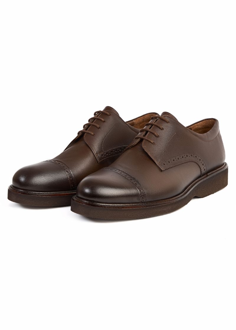 Semi-Textured Derby Shoes