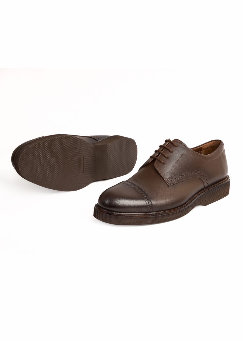 Semi-Textured Derby Shoes