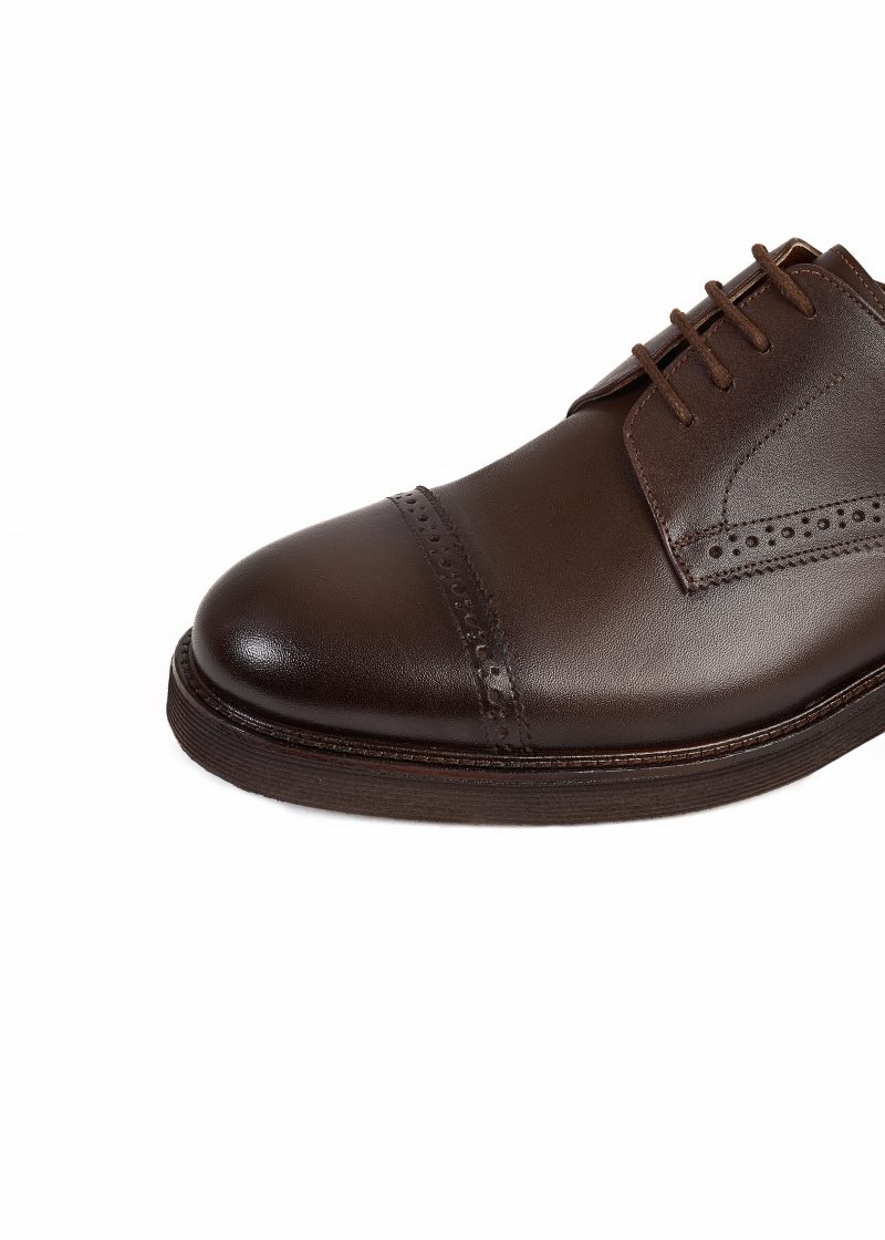 Semi-Textured Derby Shoes