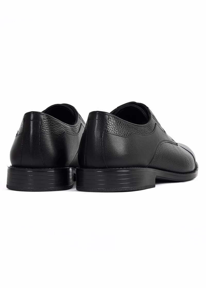 Wrinkled Leather Oxford Shoes