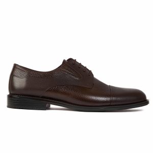 Wrinkled Leather Oxford Shoes