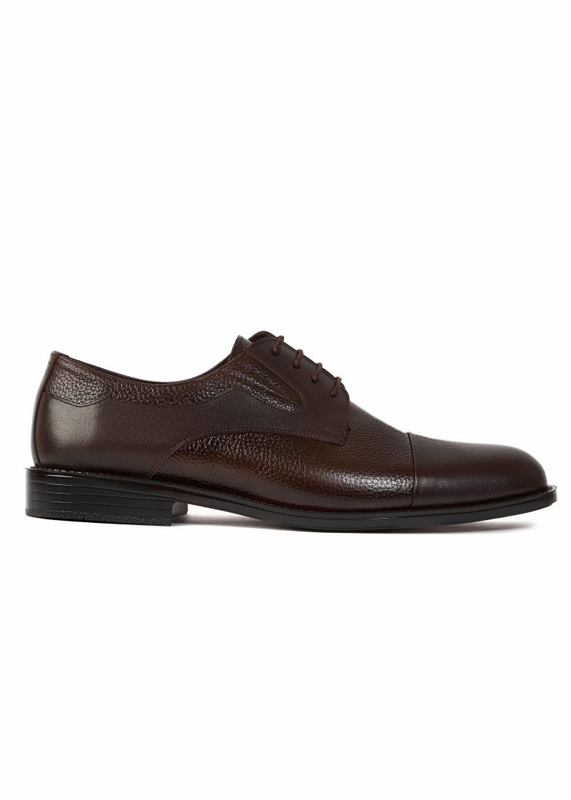 Wrinkled Leather Oxford Shoes