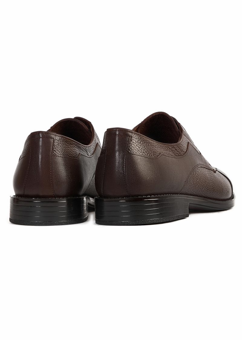 Wrinkled Leather Oxford Shoes