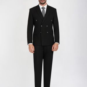 Double Breasted Peak Lapel Suit