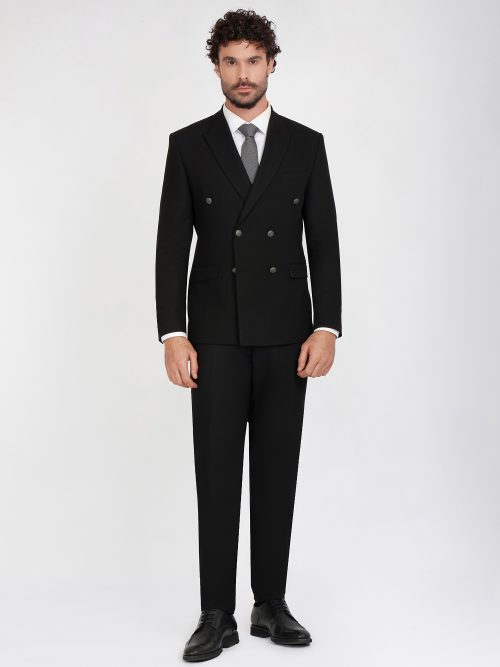 Double Breasted Peak Lapel Suit