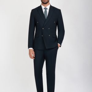 Double Breasted Peak Lapel Suit