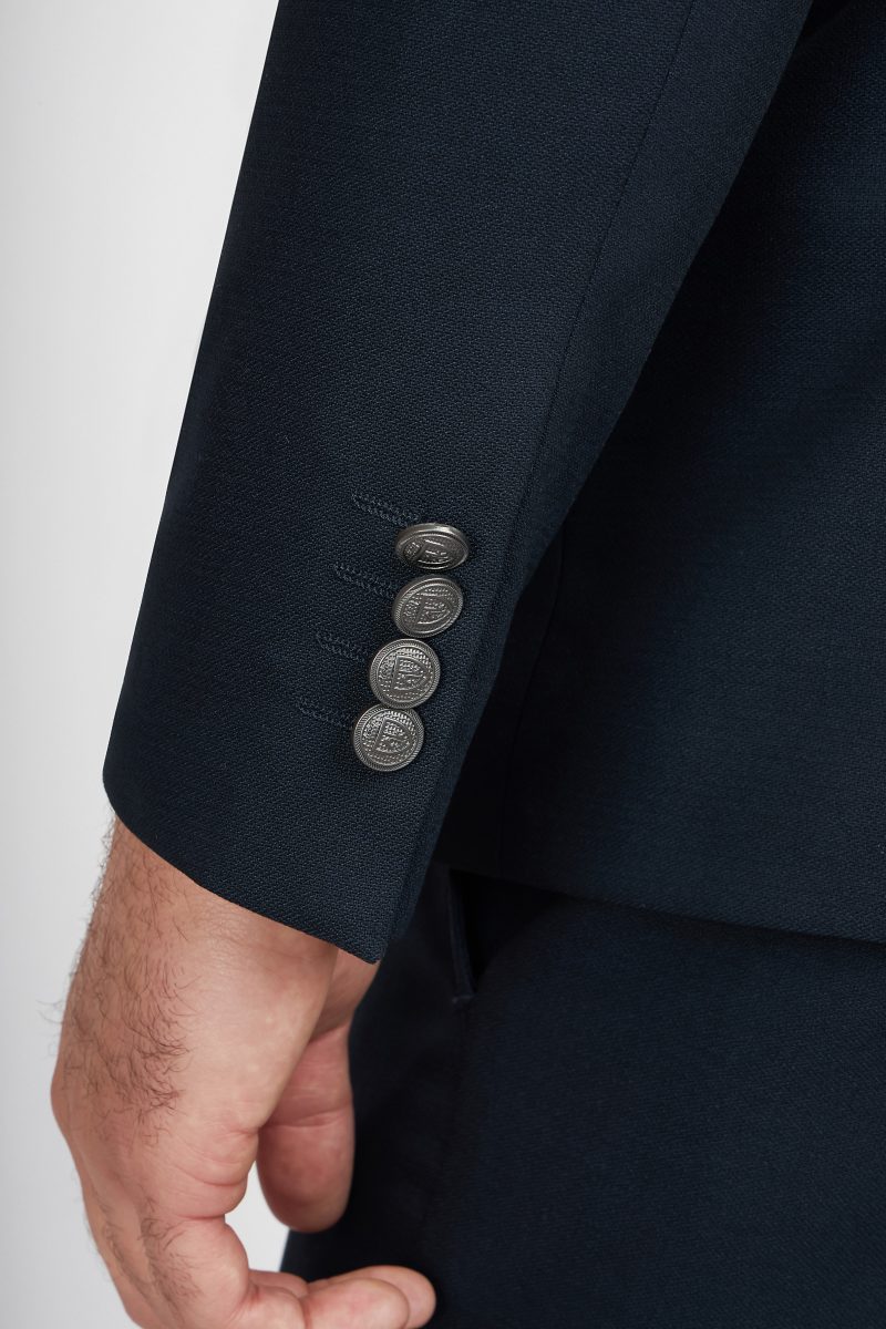 JK42SF02M058-Navy-002-6 Double Breasted Peak Lapel Suit