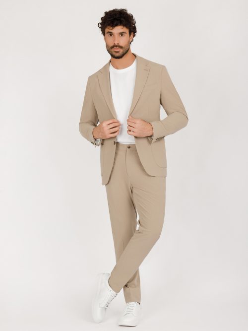 Notch Lapel Slim Fit Suit