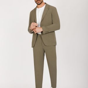 Notch Lapel Slim Fit Suit
