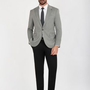 Peak Lapel One Button Mismatch Suit
