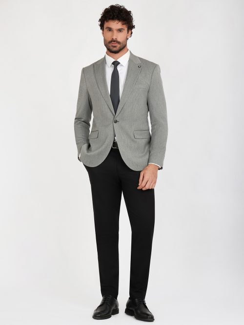 Peak Lapel One Button Mismatch Suit