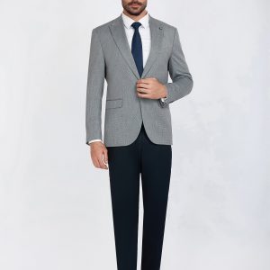 Peak Lapel One Button Mismatch Suit