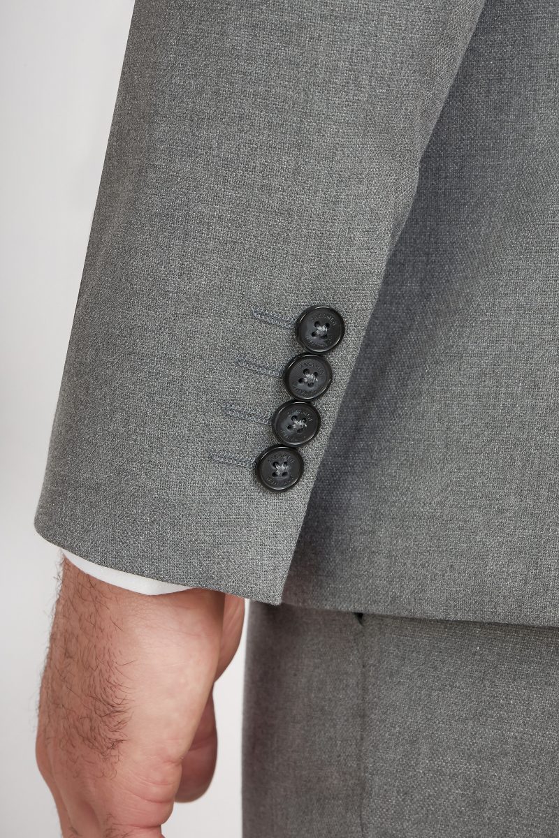 SK41SF02M012-Grey-005-6 Notch Lapel Wool Blend Suit