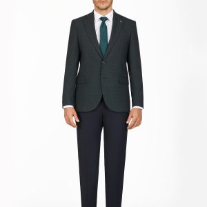 Notch Lapel Slim Fit Mismatched Suit