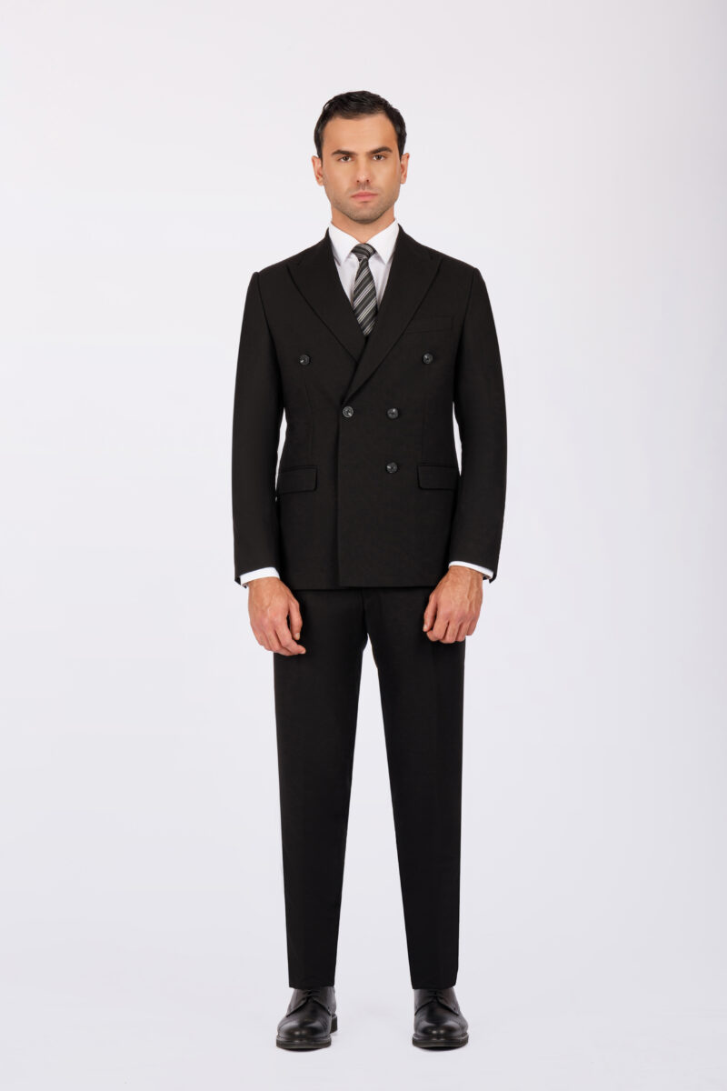 Double Breasted Slim Fit Suit