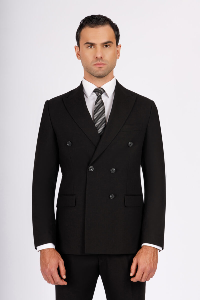 Double Breasted Slim Fit Suit