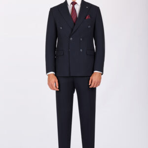Double Breasted Slim Fit Suit