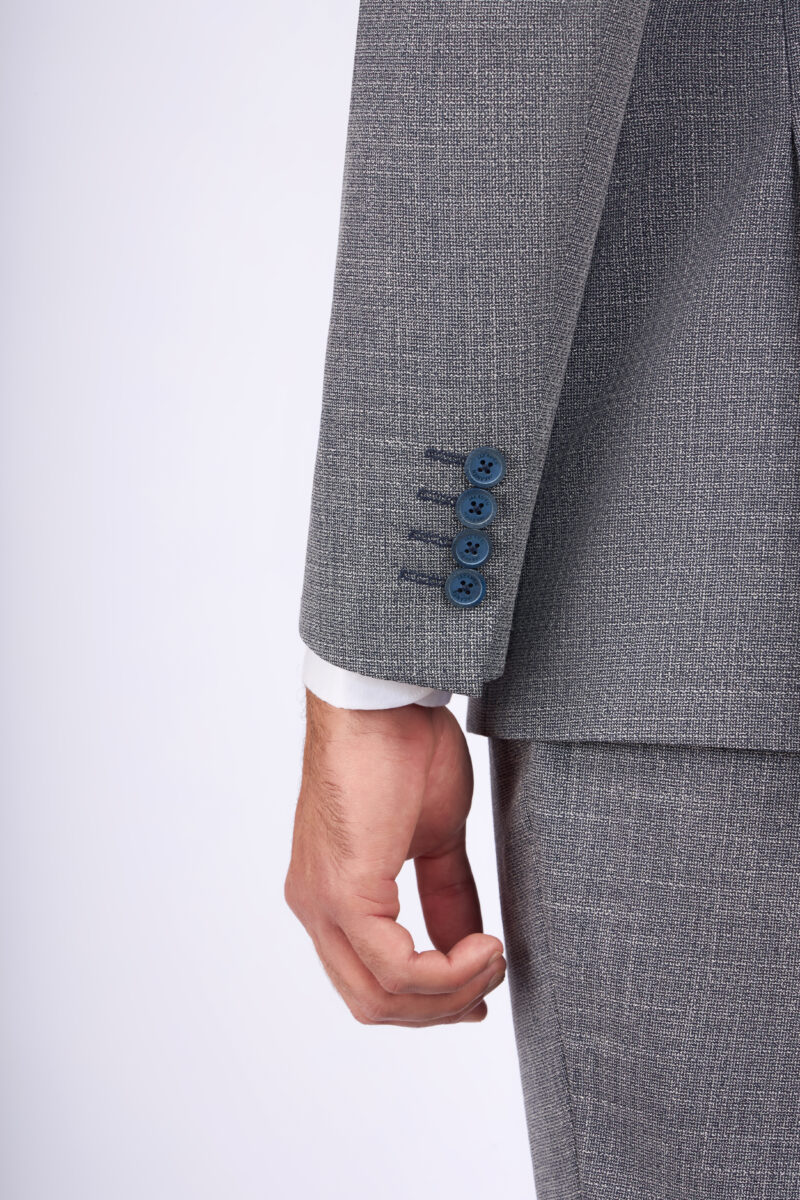 Slim Fit Suit with Notch Lapel & Double Face Vest