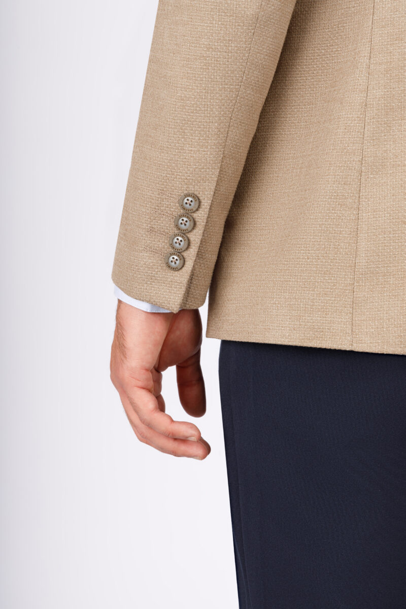 SK41SF04M004-Coffee-016-3 Slim Fit Blazer