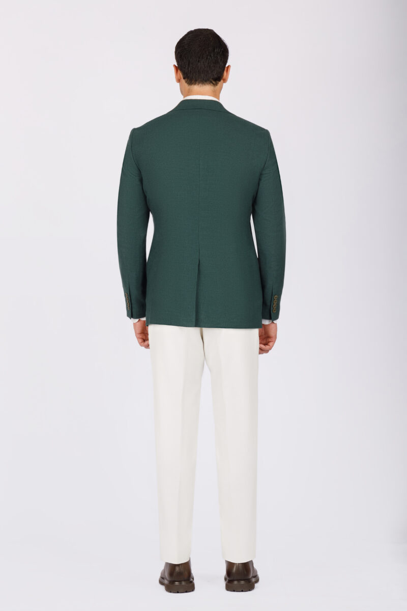 SK41SF04M004-Dark-green-107-6 Slim Fit Blazer