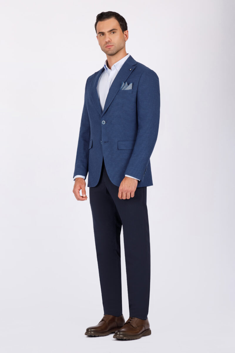 SK41SF04M004-Navy-019-5 Slim Fit Blazer