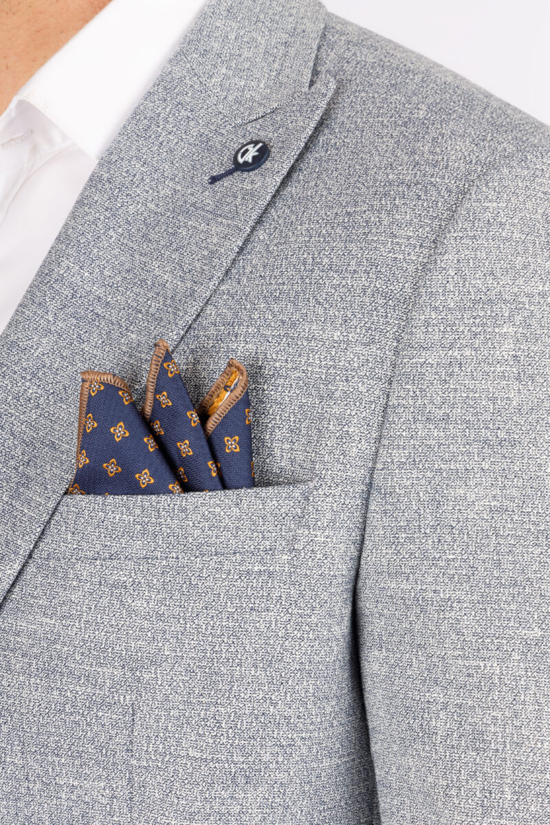 SK41SF04M005-Navy-grey-002-2-1 Slim Fit Blazer