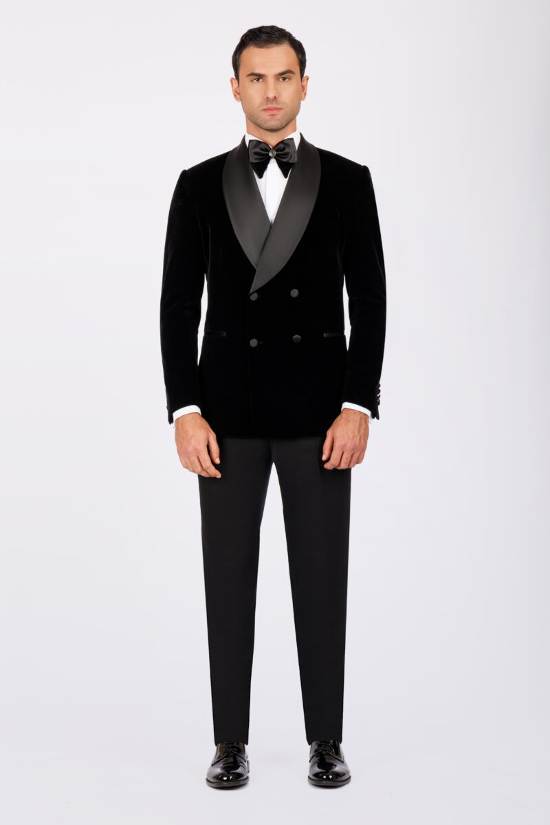 Jakar Wedding Suit with Shawl Satin Lapel