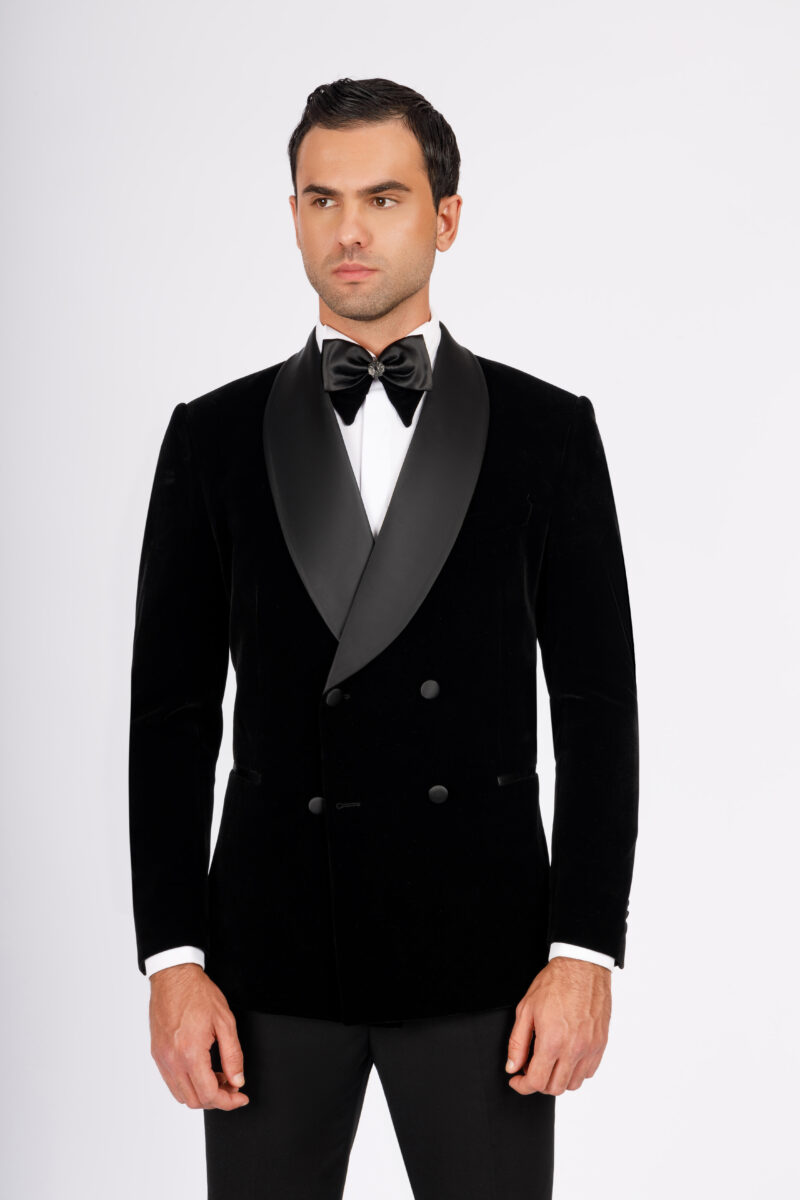 Jakar Wedding Suit with Shawl Satin Lapel