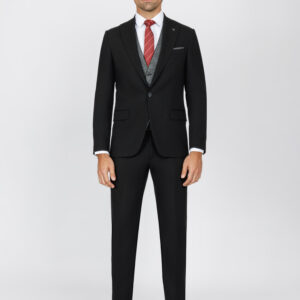 Slim Fit Peak Lapel Suit