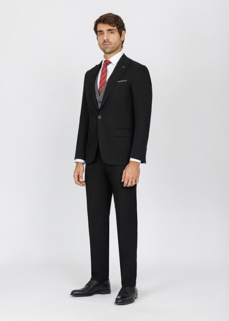 Slim Fit Peak Lapel Suit