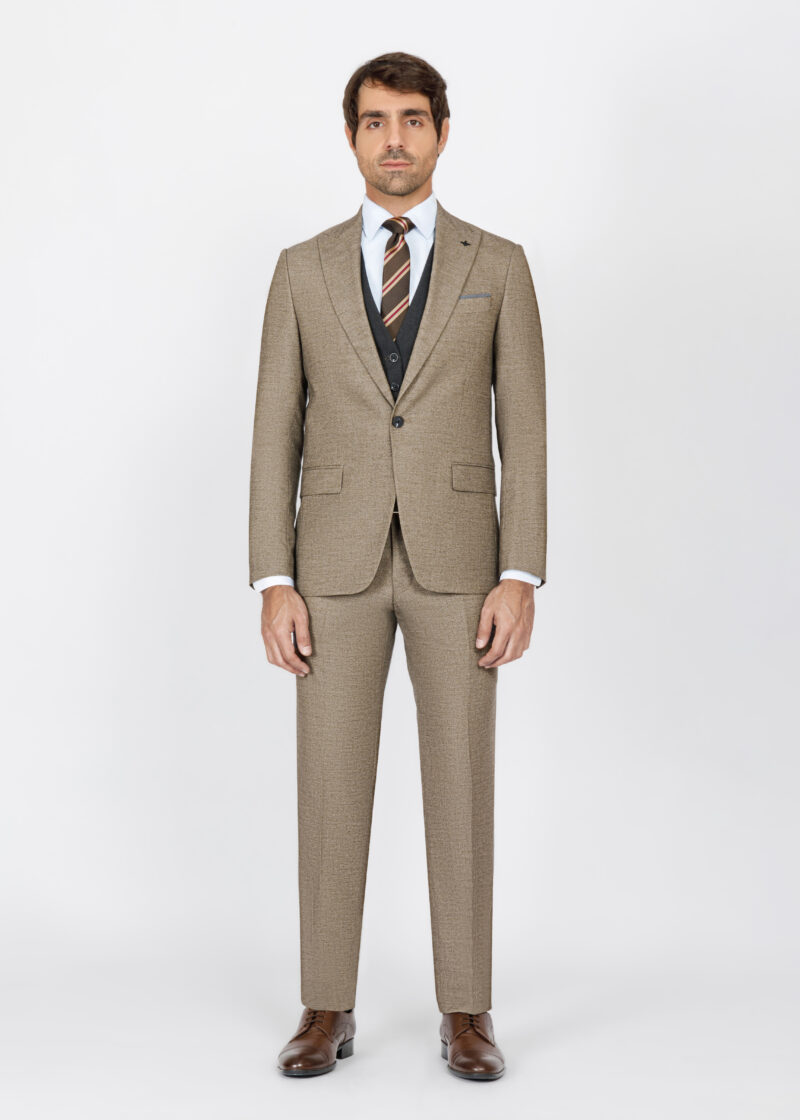 Slim Fit Peak Lapel Suit