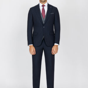 Slim Fit Peak Lapel Suit